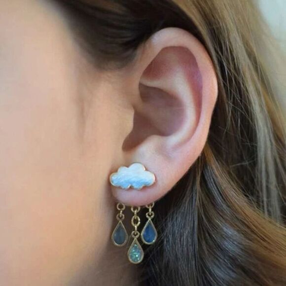 Jewelry - ☔️🆕 🌧 Water-drop Decor Dangle Earrings ☔️ 🌈